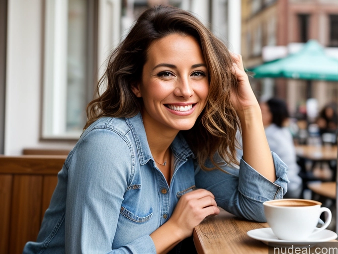 related ai porn images free for Woman One Small Tits Small Ass 30s Happy Messy Soft + Warm Front View Jeans Bright Lighting Cafe Thick Hungarian Casual