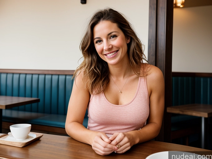 related ai porn images free for Woman One Small Tits Small Ass 30s Happy Messy Soft + Warm Front View Jeans Bright Lighting Thick Hungarian Tank Top Restaurant