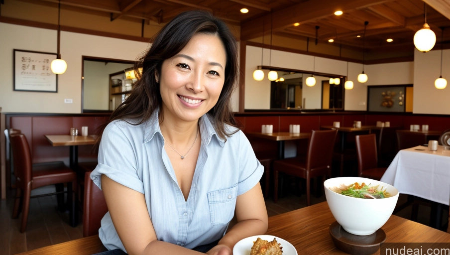 related ai porn images free for One Small Tits Small Ass Thick Happy Messy Soft + Warm Front View Bright Lighting Jeans Restaurant Japanese 40s Shirt Woman