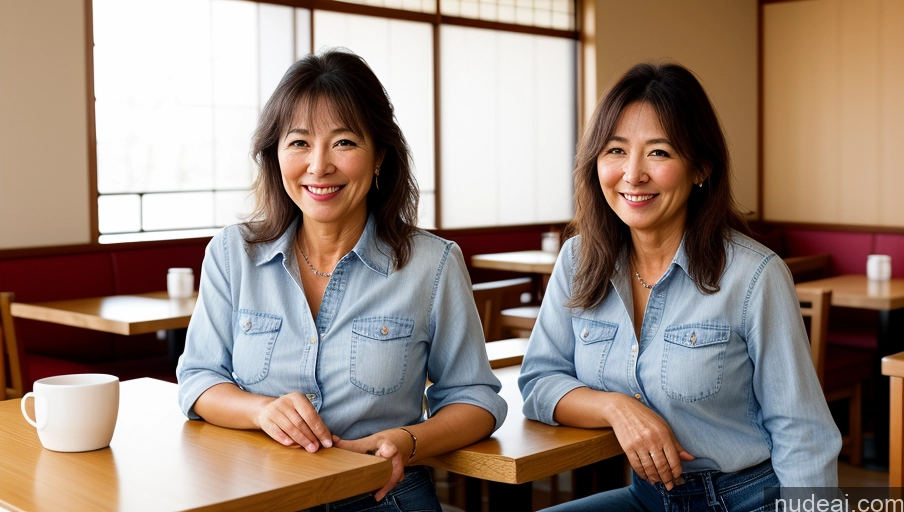 related ai porn images free for One Small Tits Small Ass Thick Happy Messy Soft + Warm Front View Bright Lighting Jeans Restaurant Japanese Shirt Woman 50s