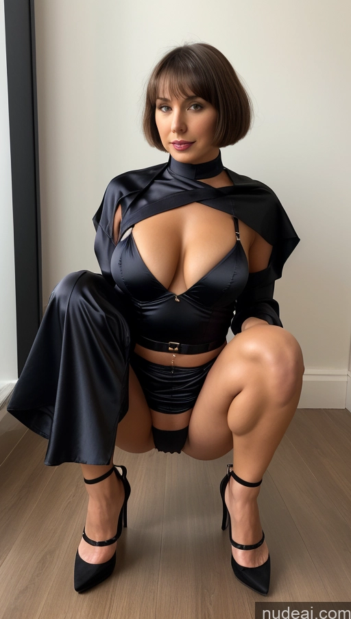 related ai porn images free for Lingerie Model One Busty Perfect Boobs Small Ass Tanned Skin Perfect Body Brunette High Heels Bright Lighting Front View Dominatrix Short Hair 20s Hungarian Satin Mini Skirt Secretary Squatting Kilt Partially Nude Cleavage Witch