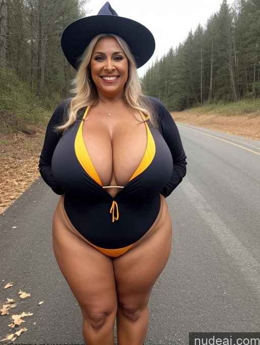 related ai porn images free for One Busty Huge Boobs Thick Tanned Skin Laughing Front View Microkini Thong Lumberjack Halloween 70s Hat Witch Latina Construction Worker