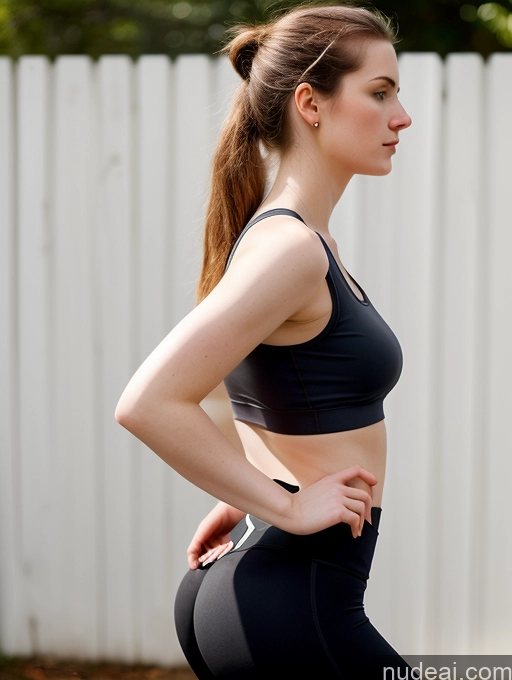 related ai porn images free for Fairer Skin 18 Yoga Pants Tank Top Side View Small Tits