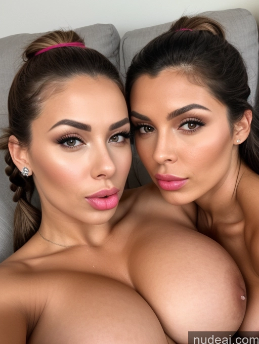 related ai porn images free for Model Two Huge Boobs Busty Small Ass Big Ass Oiled Body Tanned Skin 20s Pouting Lips Brunette Pigtails Latina Couch Blowjob 90s Underwear Bright Lighting Diamond Jewelry Detailed