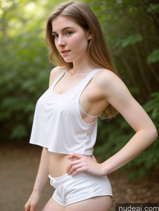 related ai porn images free for Fairer Skin Pubic Hair 18 Small Tits Short Shorts Tank Top Side View Perfect Boobs