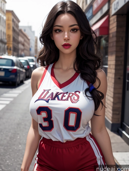 related ai porn images free for Woman Busty Beautiful Lipstick Street Detailed Basketball