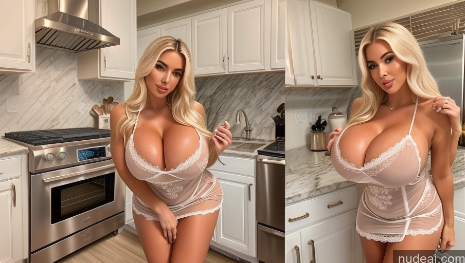 related ai porn images free for Bimbo Huge Boobs Kitchen Two Nightgown