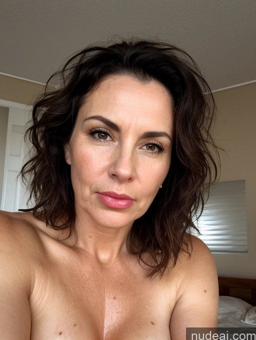 related ai porn images free for Milf One Busty Thick Fairer Skin Oiled Body 40s Pouting Lips Brunette Messy British Bedroom Nude Dark Lighting Cumshot Close-up View