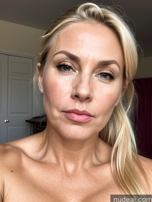 related ai porn images free for Milf One Busty Thick Fairer Skin Oiled Body 40s Pouting Lips British Bedroom Nude Dark Lighting Cumshot Close-up View Blonde Ponytail