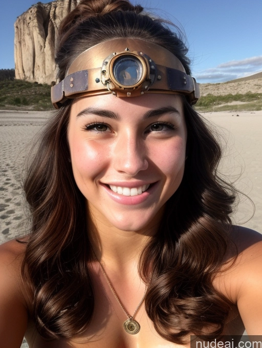 related ai porn images free for Beautiful 20s Sexy Face Happy Serious Nude Steampunk Jewelry Athlete