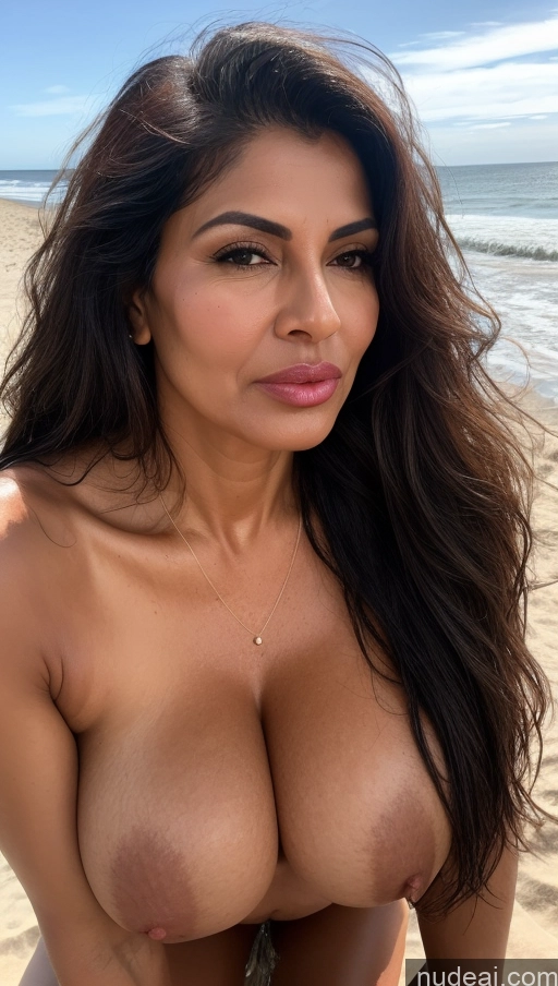 related ai porn images free for Milf Huge Boobs Long Hair Oiled Body 50s Beach Cumshot Indian Black Hair Pouting Lips