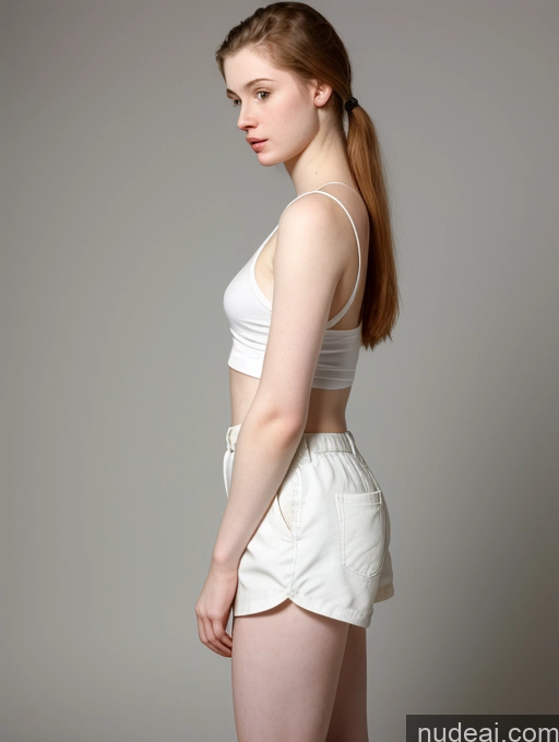 related ai porn images free for Fairer Skin 18 Short Shorts Small Tits Side View