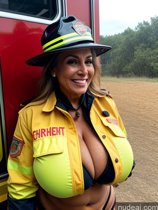related ai porn images free for One Busty Huge Boobs Thick Tanned Skin Laughing Latina Microkini Thong Hat 70s Firefighter Jacket Train Halloween