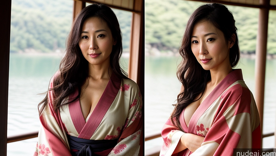 related ai porn images free for One Sexy Face Front View Woman Messy Japanese Lake Kimono 30s Bright Lighting Soft + Warm