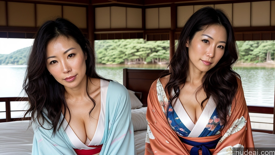 related ai porn images free for One Sexy Face Front View Woman Messy Japanese Lake Kimono 30s Bright Lighting Soft + Warm