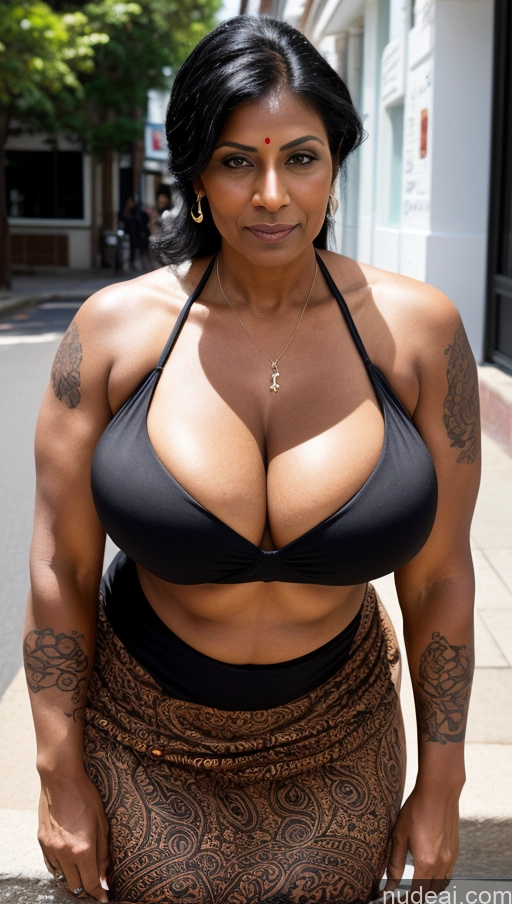related ai porn images free for Huge Boobs Beautiful Tattoos Big Ass Thick Big Hips Tall Dark Skin 60s Seductive Indian Bikini Long Skirt Cleavage Detailed Sexy Face Muscular Close-up View Milf Illustration Black Hair Street