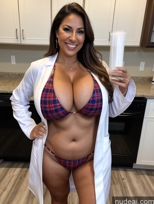 related ai porn images free for One Busty Huge Boobs Thick Tanned Skin Laughing Front View Microkini Thong Latina 60s Lumberjack Lab Coat Halloween