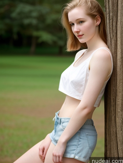 related ai porn images free for Fairer Skin 18 Short Shorts Side View Small Tits