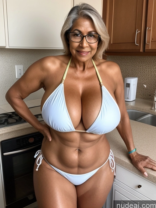 related ai porn images free for Milf One Huge Boobs Thick Tanned Skin Front View Microkini Thong 70s Indian Glasses Lab Coat