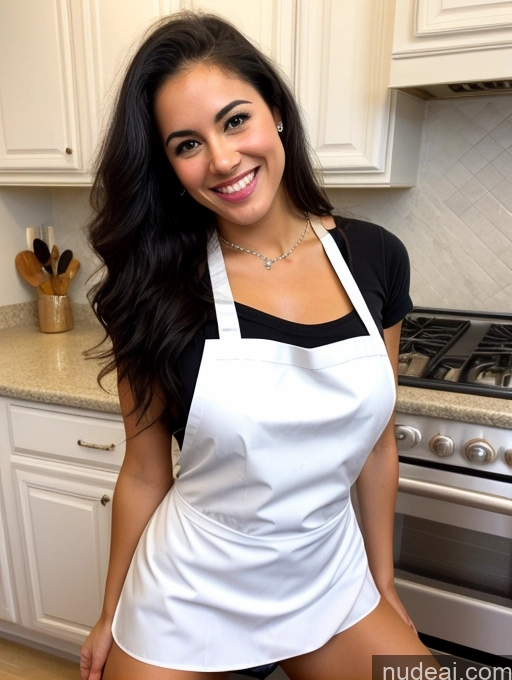 related ai porn images free for Two Perfect Boobs Beautiful Perfect Body Short Pubic Hair 30s Happy Black Hair Long Hair Latina Front View Diamond Jewelry Straddling Sorority Apron