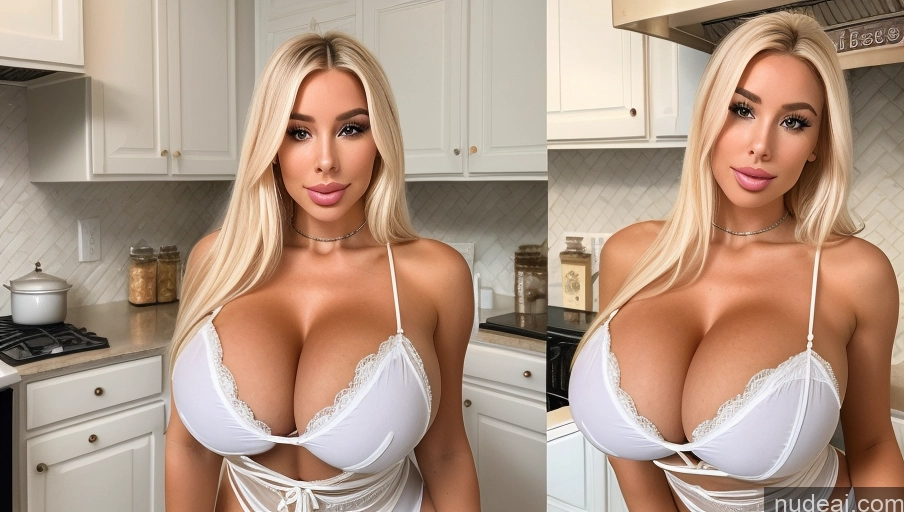 related ai porn images free for Huge Boobs Blonde Two 20s Bimbo Kitchen Chemise
