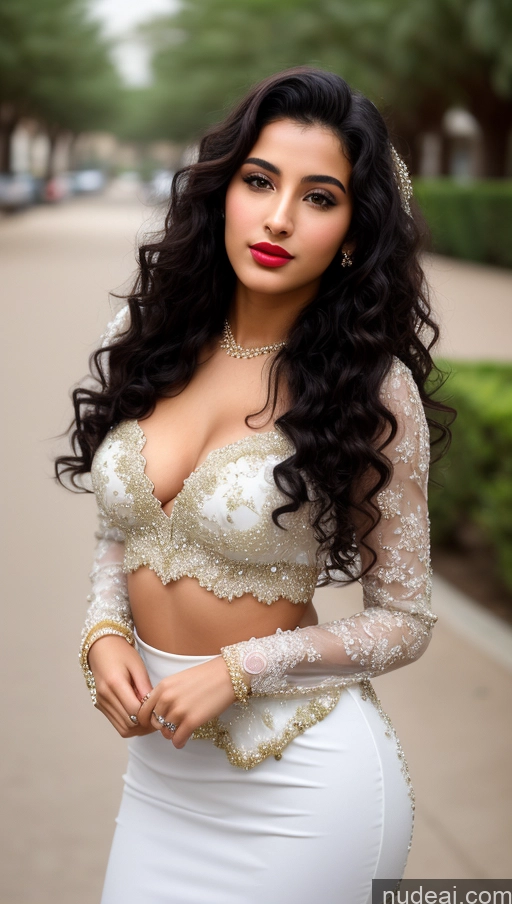 related ai porn images free for Woman One Lipstick Beautiful Perfect Body 18 Sexy Face Black Hair Arabic Front View Detailed Curly Hair Street Wedding