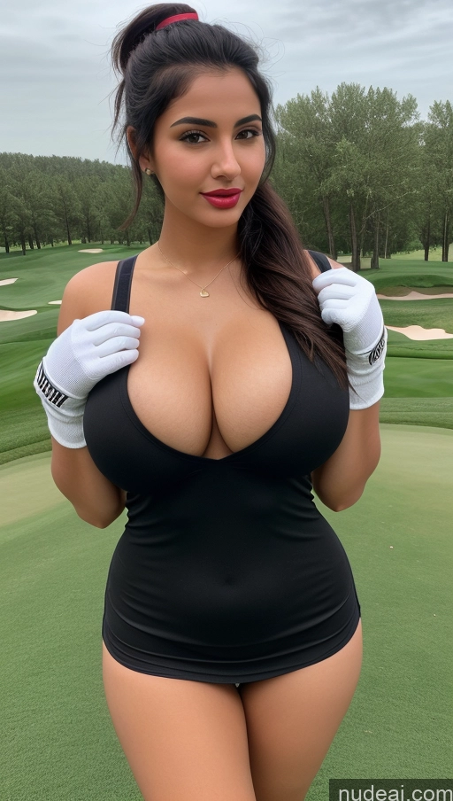 related ai porn images free for Woman One Busty Perfect Boobs Lipstick Perfect Body 18 Black Hair Ponytail Arabic Golf Gloves