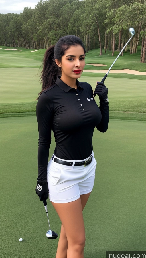 related ai porn images free for Woman One Busty Perfect Boobs Lipstick Perfect Body 18 Black Hair Ponytail Arabic Golf Gloves