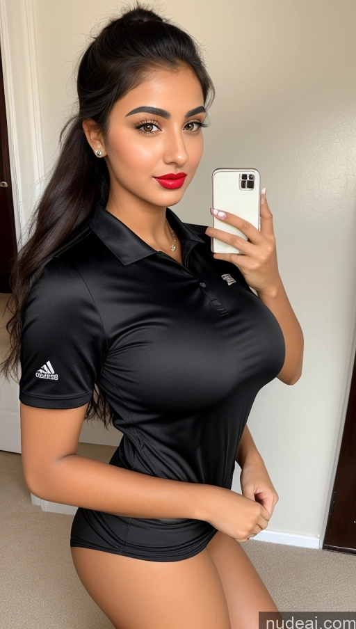 related ai porn images free for Woman One Busty Beautiful Lipstick Perfect Body 18 Sexy Face Black Hair Ponytail Arabic Front View Detailed Golf