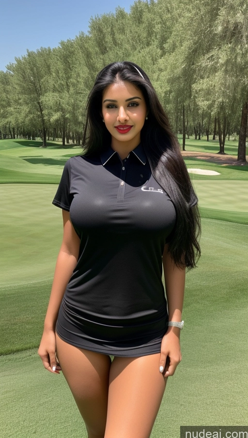 related ai porn images free for Woman One Busty Beautiful Lipstick Perfect Body 18 Sexy Face Black Hair Ponytail Arabic Front View Detailed Golf