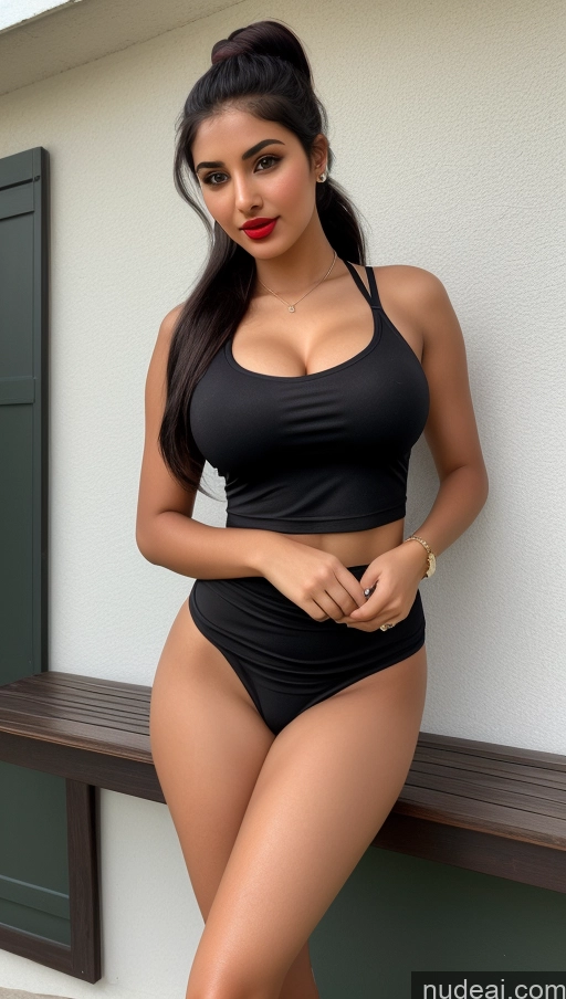 related ai porn images free for Woman One Busty Beautiful Lipstick Perfect Body 18 Sexy Face Black Hair Ponytail Arabic Front View Detailed Golf