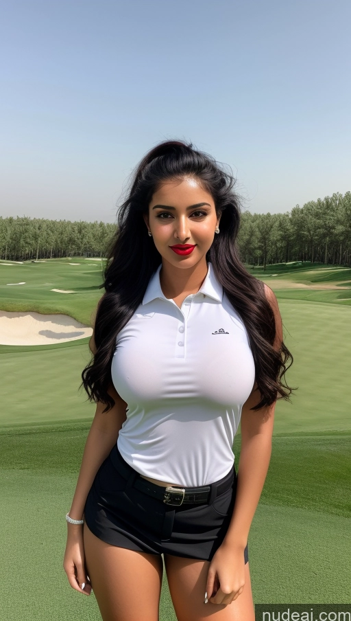related ai porn images free for Woman One Busty Beautiful Lipstick Perfect Body 18 Sexy Face Black Hair Ponytail Arabic Front View Detailed Golf