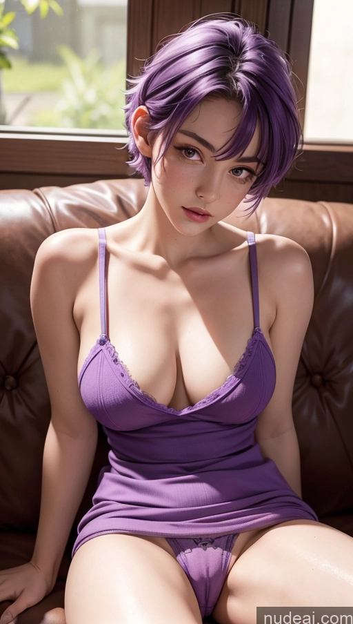 related ai porn images free for Close-up View Sundress Sweater Panties Spreading Legs 18 Skinny Small Tits Pixie Purple Hair