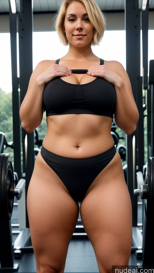 related ai porn images free for Woman Busty Chubby Fat Short Hair Blonde Gym Working Out Yoga Pants Dark Lighting Detailed Woman Open Forward No Panties Under Pantyhose Full Frontal Nude Pubic Hair Hairy Women Big Hips Big Ass Muscular Thick Abs