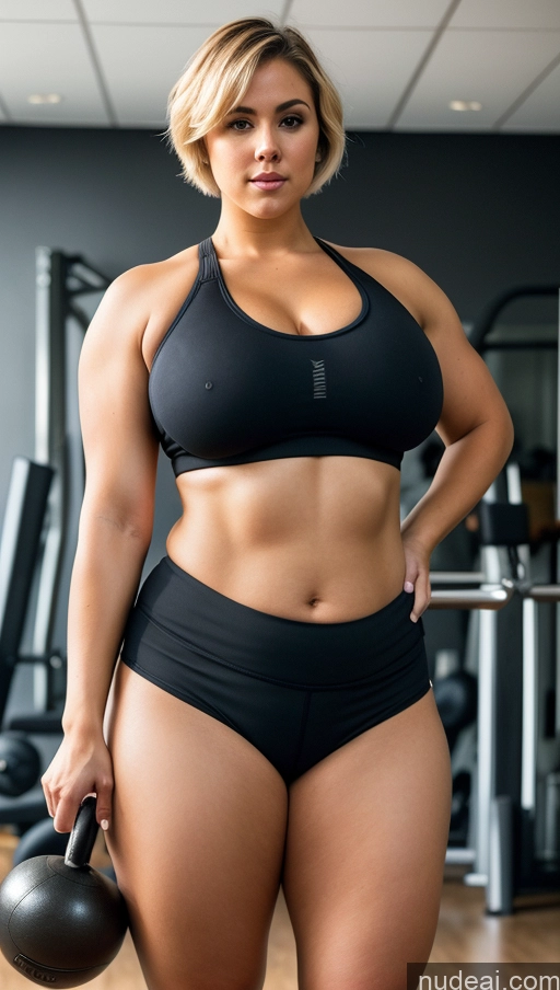 related ai porn images free for Woman Fat Short Hair Blonde Yoga Pants Dark Lighting Detailed Full Frontal Nude Pubic Hair Hairy Women Big Hips Big Ass Muscular Abs Chubby Huge Boobs Gym Sports Bra Tall High Socks