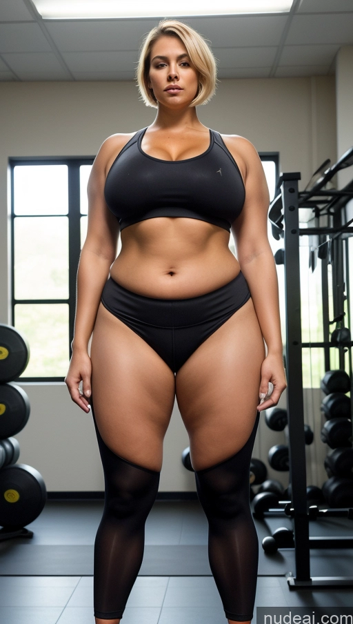 related ai porn images free for Woman Fat Short Hair Blonde Yoga Pants Dark Lighting Detailed Full Frontal Nude Pubic Hair Hairy Women Big Hips Big Ass Muscular Abs Chubby Huge Boobs Gym Sports Bra Tall High Socks
