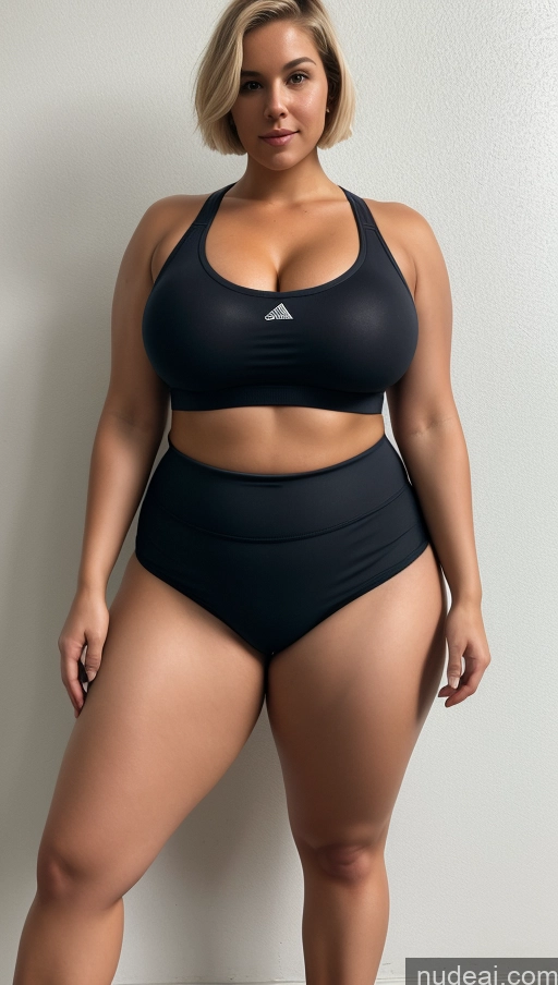 related ai porn images free for Woman Fat Short Hair Blonde Yoga Pants Dark Lighting Detailed Full Frontal Nude Pubic Hair Hairy Women Big Hips Big Ass Muscular Abs Chubby Huge Boobs Sports Bra Tall High Socks