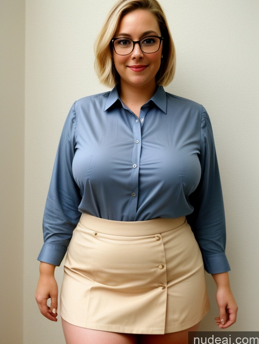 related ai porn images free for 40s Film Photo Blouse Mini Skirt Shirt Woman Busty Glasses Chubby Fat Sexy Face Blonde Short Hair German Professor Nude No Panties? Short