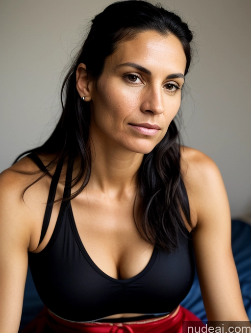 related ai porn images free for Athlete Skinny 40s Serious Black Hair Messy White Close-up View Traditional Cleavage Transparent Dark Lighting Detailed