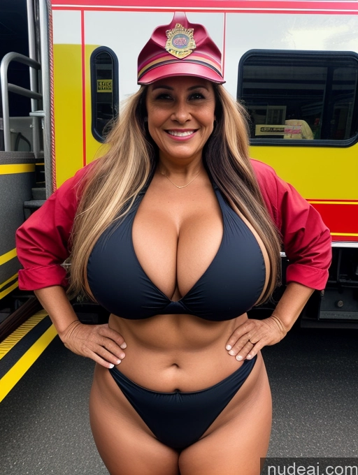 related ai porn images free for One Busty Huge Boobs Thick Tanned Skin Front View Microkini Thong Train Laughing Latina Hat Witch 70s Lumberjack Firefighter