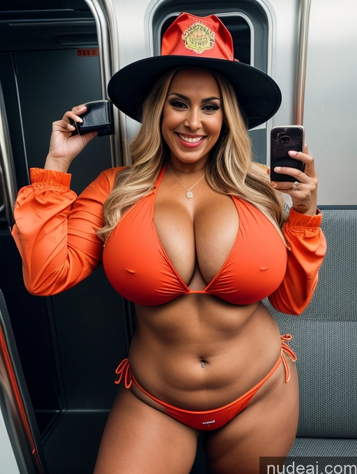 related ai porn images free for One Busty Huge Boobs Thick Tanned Skin Microkini Thong Lumberjack Halloween 70s Latina Firefighter Hat Jacket Witch Laughing Train