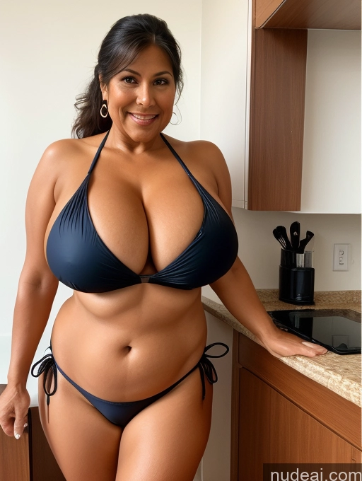 related ai porn images free for One Busty Huge Boobs Thick Tanned Skin 60s Native American Front View Maid Microkini Thong Sexy Face