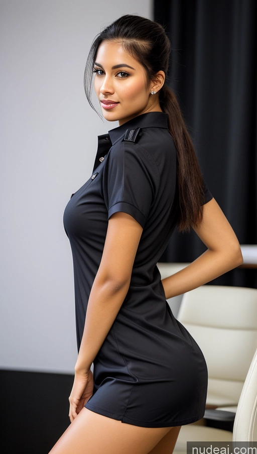 related ai porn images free for Woman Busty Beautiful Perfect Body 18 Sexy Face Seductive Brazilian Stage Front View Chemise Dress Detailed Shirt Black Hair Polo Ponytail Sundress Police