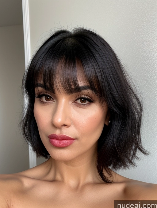 related ai porn images free for Persian Black Hair Bangs 40s Close-up View Detailed Pouting Lips