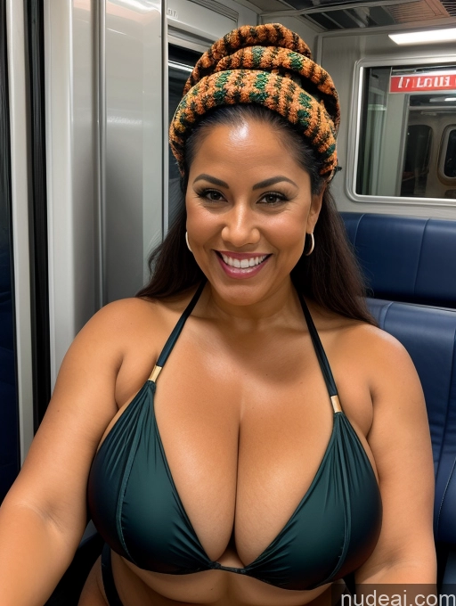 related ai porn images free for One Busty Huge Boobs Thick Tanned Skin 70s Laughing Front View Microkini Thong Train Lumberjack Halloween Polynesian