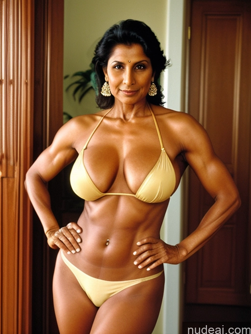 related ai porn images free for Milf Perfect Boobs Busty Muscular Abs Long Legs 70s Indian Film Photo Front View Bright Lighting Detailed Tanned Skin Sari Partially Nude
