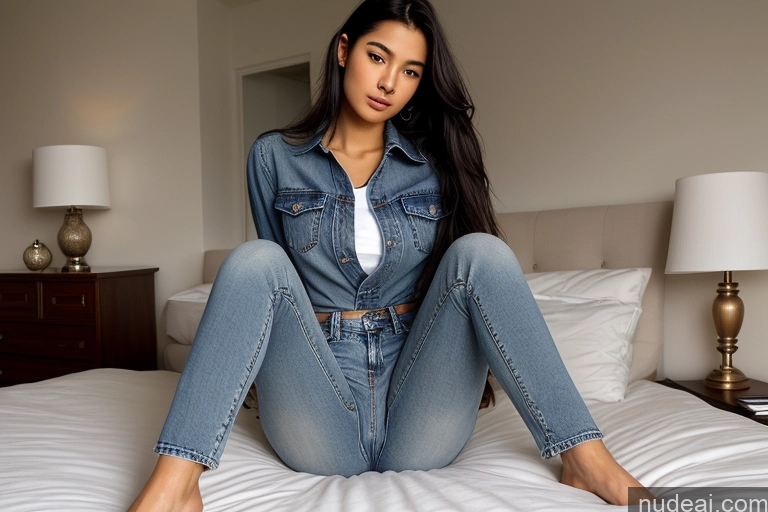 related ai porn images free for Detailed Skin Detail (beta) Asian 18 Black Hair Long Hair Beautiful Skinny Small Tits Small Ass Bedroom Front View Shirt Jeans