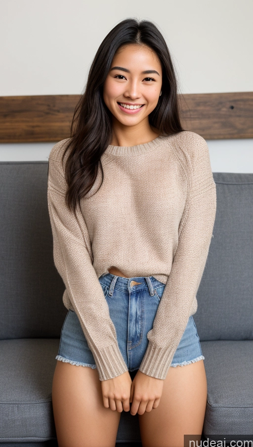 related ai porn images free for Detailed Skin Detail (beta) Asian 18 Black Hair Long Hair Skinny Beautiful Small Tits Small Ass Front View Couch Sweater Jeans Straddling Happy