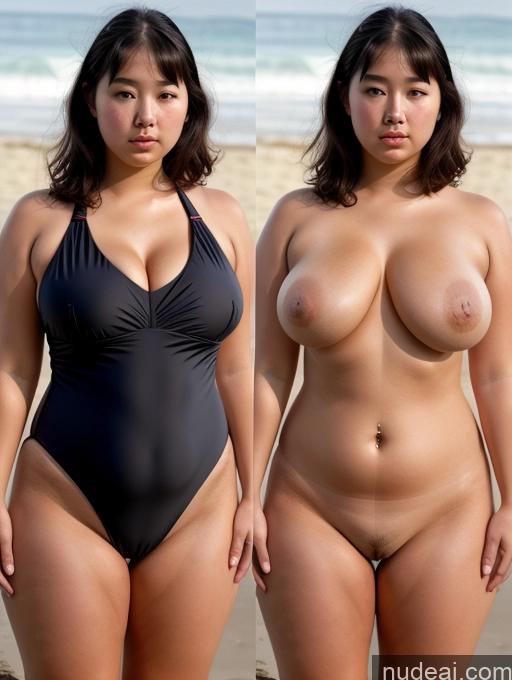 related ai porn images free for One Black Hair Film Photo Beach Cleavage Dark Lighting Front View Fat 18 Woman Busty Big Hips Short Serious Bobcut Japanese Jumping 60s One Piece Swimsuit Onoff