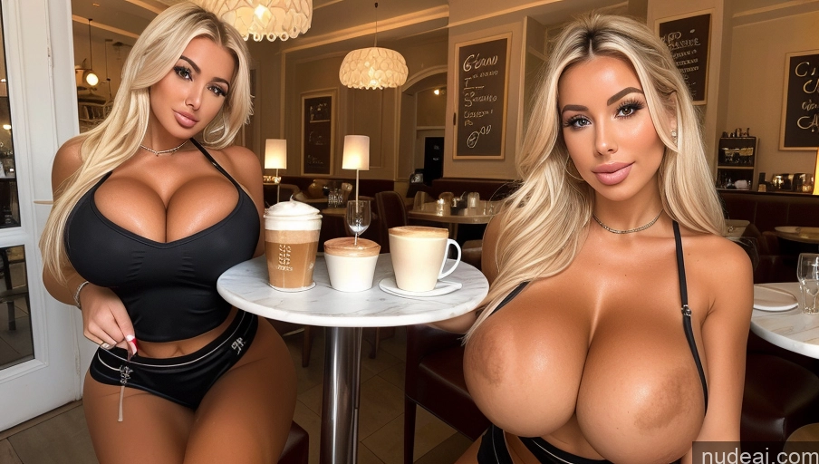 related ai porn images free for Bimbo Two Huge Boobs Tanned Skin Waitress Cafe